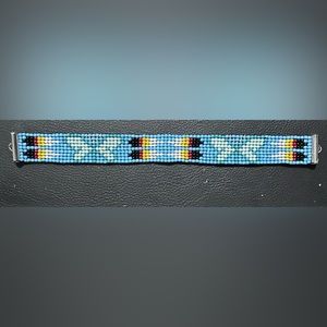 Native American inspired butterfly bracelet